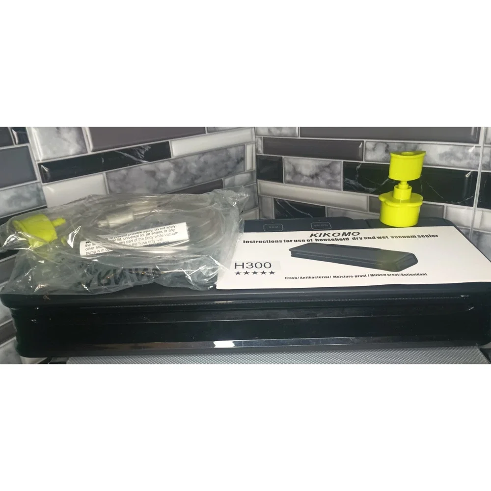 Kikomo Vacuum Sealer Machine Food Saver New Dry Moist Foods Strong Suction W Box